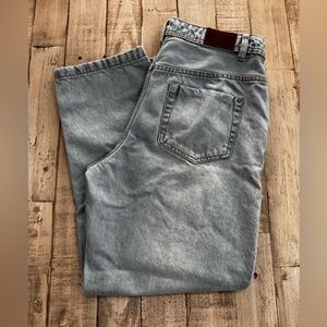 Roxy Women's Light Blue Straight Leg Jeans